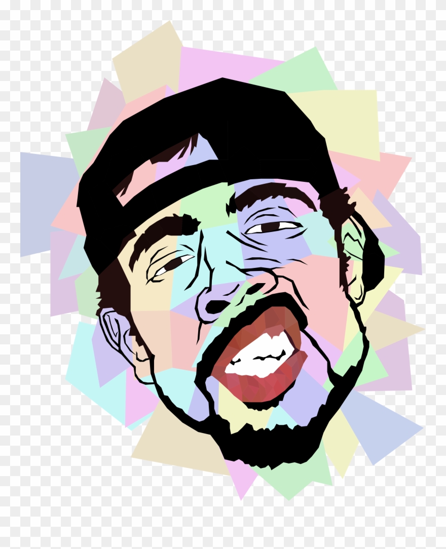 Rapper Vector Geometric - Illustration Clipart