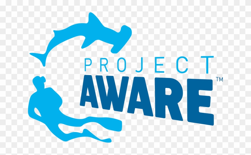 Aware Coral Reef Conservation Diver - Project Aware Logo Download Clipart
