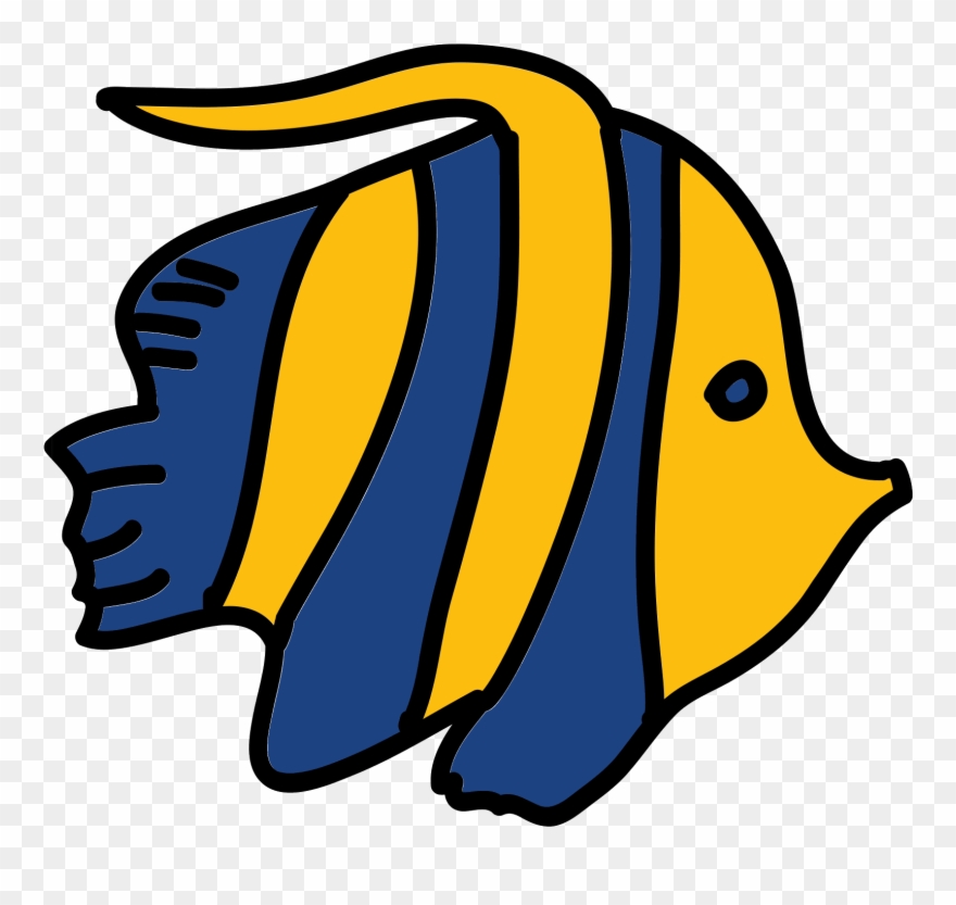 Flounder Fish Icon - Doodle Animals Png Clipart