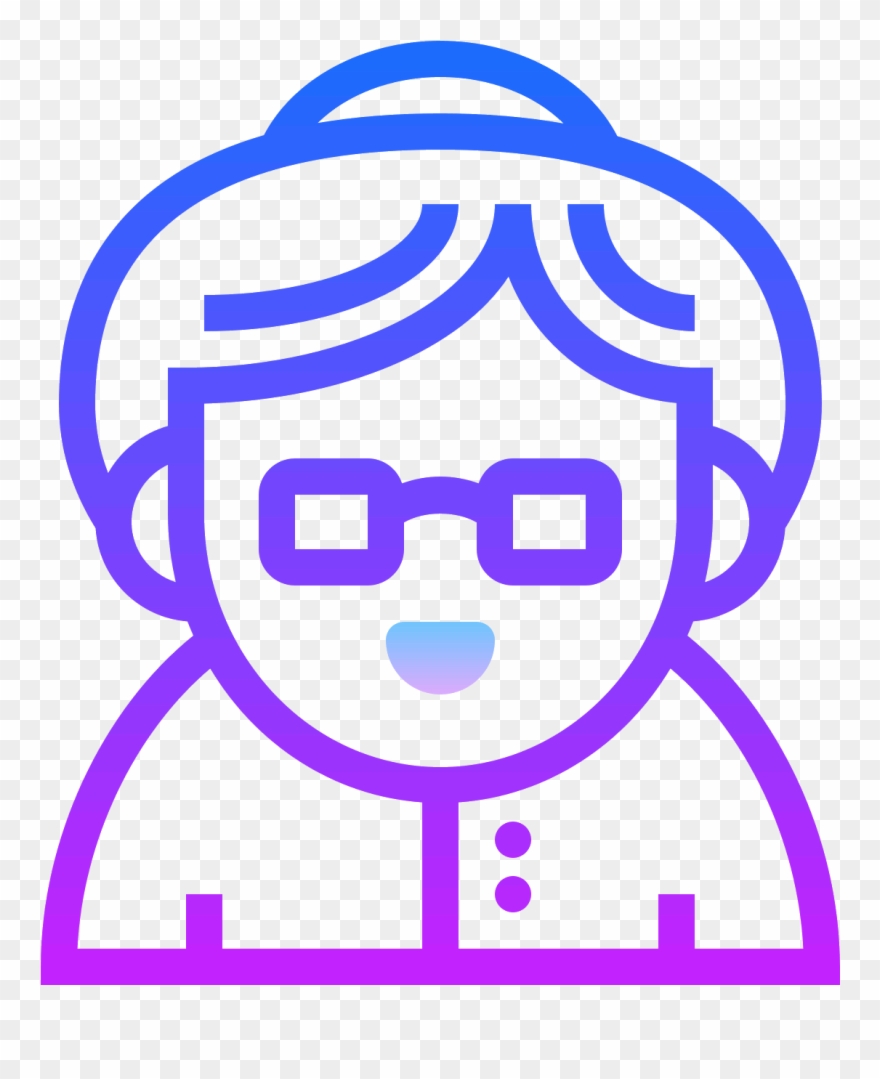 Old Woman Icon Clipart