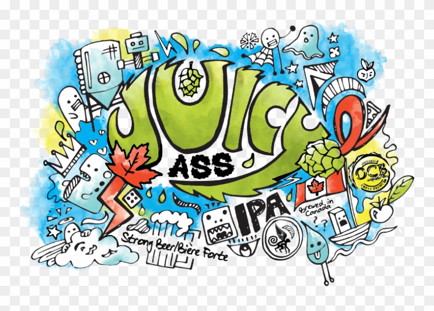 Fridge Clipart Animated - Flying Monkey Juicy Ass Ipa - Png Download