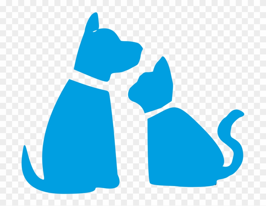 Pets - Silueta Perro Y Gato Png Clipart