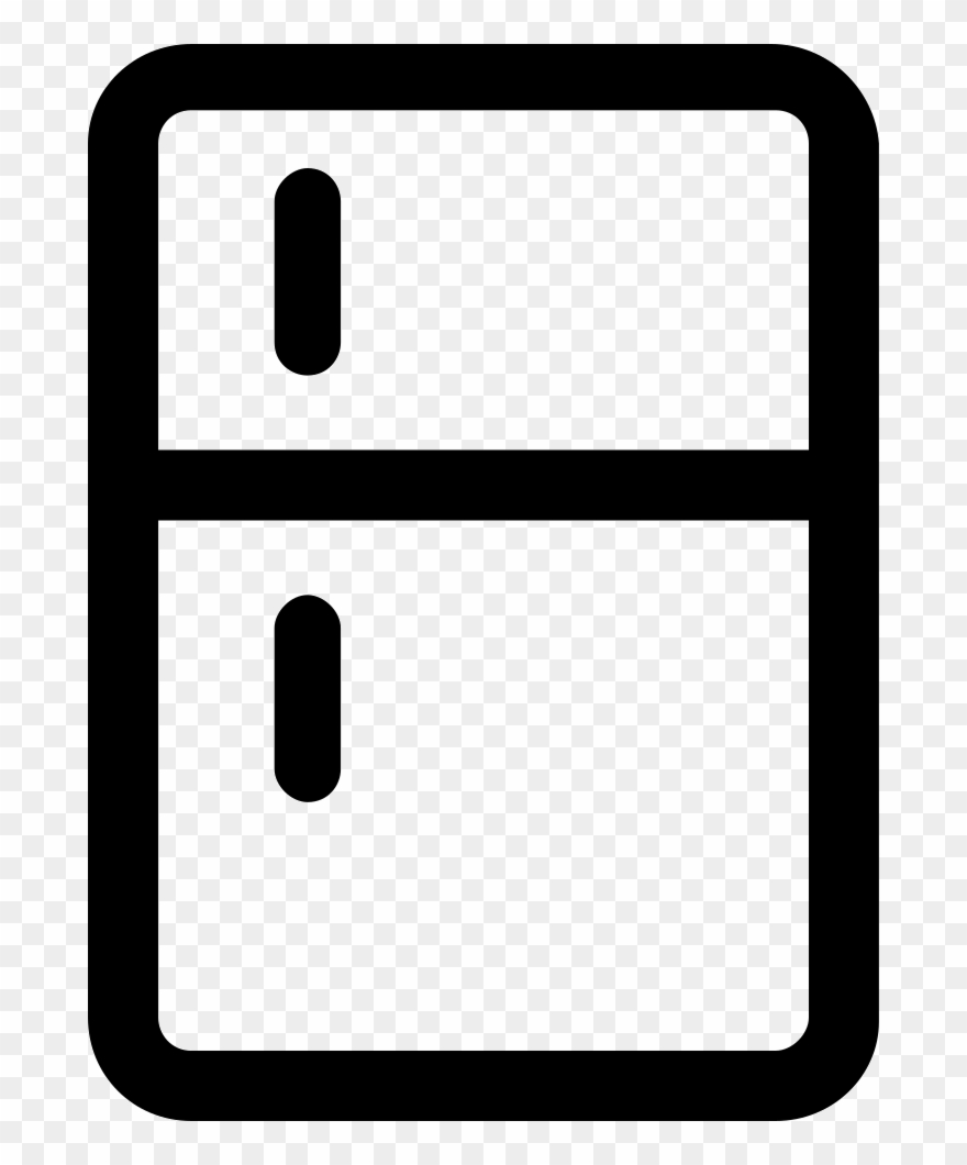 Refrigerator Png Black And White Transparent Refrigerator Clipart