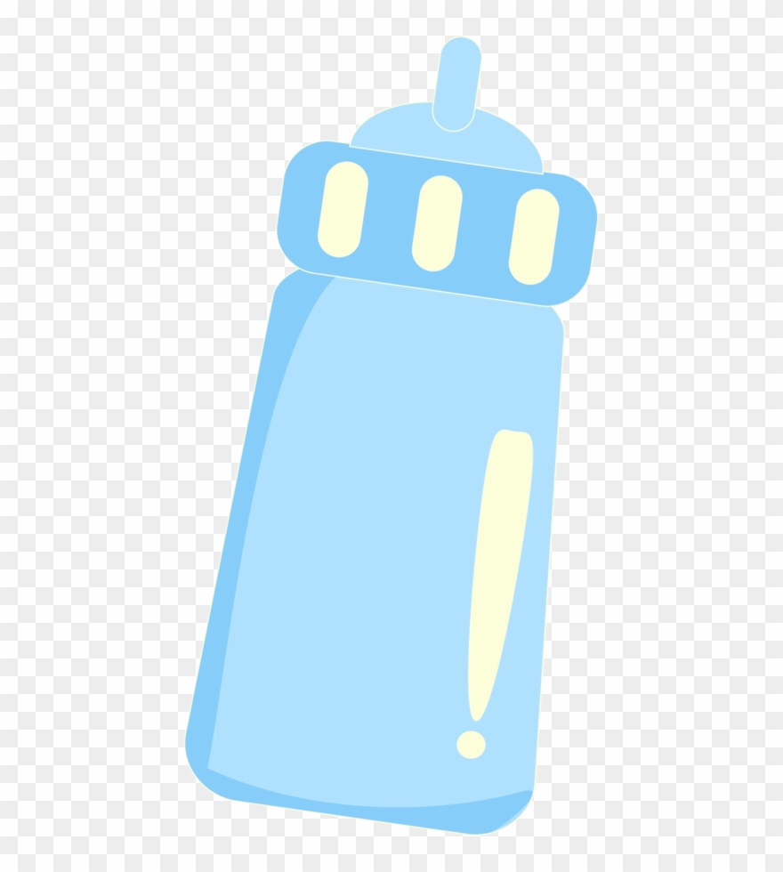 Diaper Parties, Baby Boy Scrapbook, Baby Clip Art, - Blue Baby Bottle Template - Png Download
