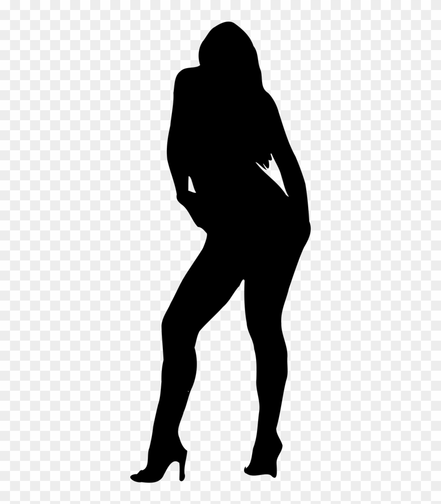 Sexy Woman Silhouette Free Clipart