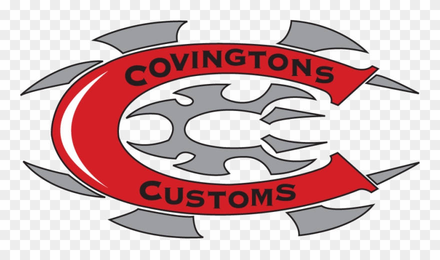 Covingtons Chrome & Black Hot Rod Motorcycle Exhaust - Covingtons Customs Clipart