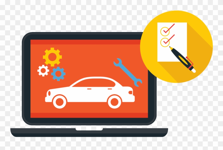 Mechanic Clipart Car Bonnet - Car Check Illustration - Png Download