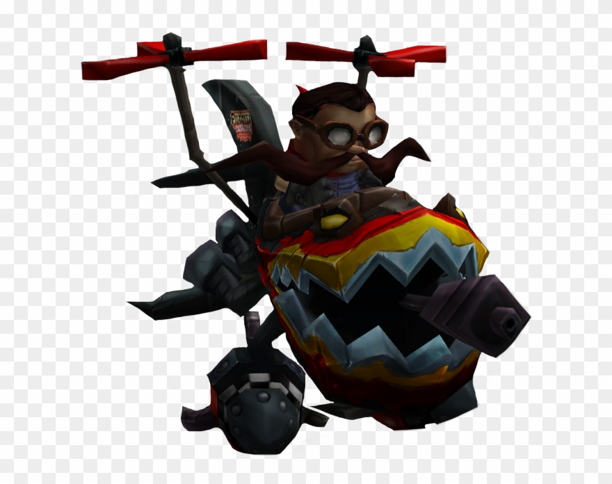 Corki Hot Rod Render - Corki League Of Legends Png Clipart