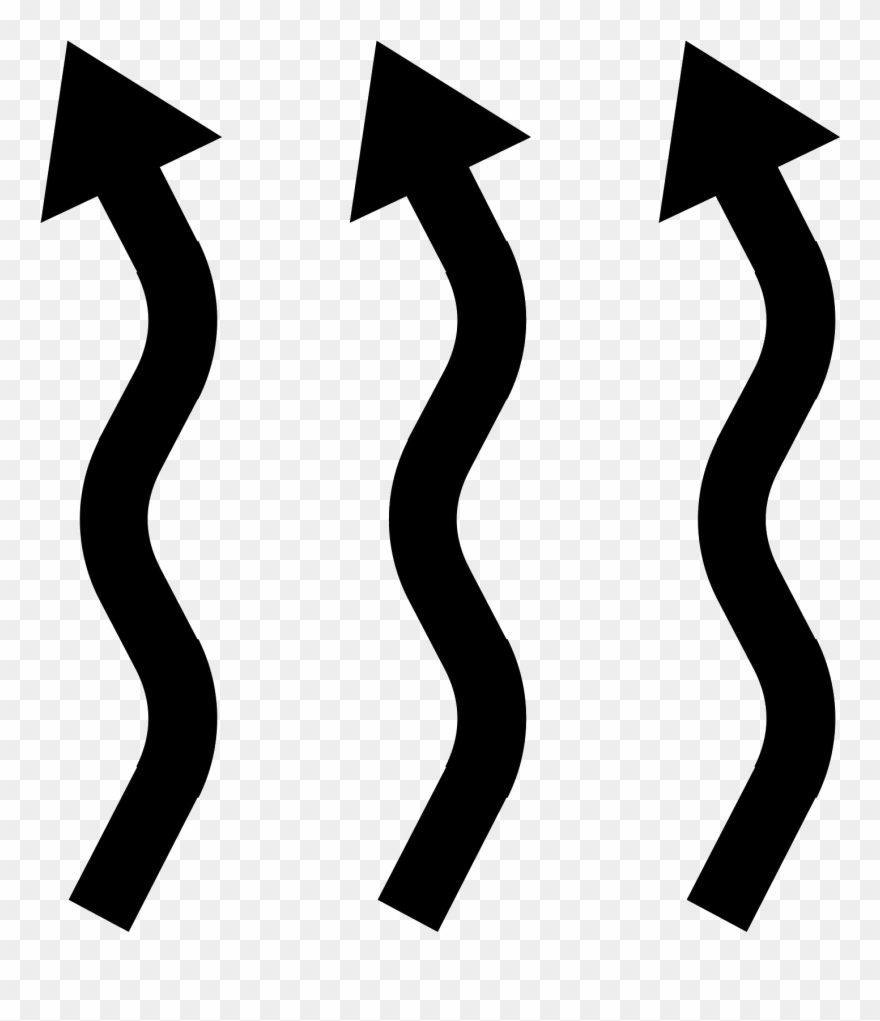 Central Heating Icon Free - Heat Arrows Clipart