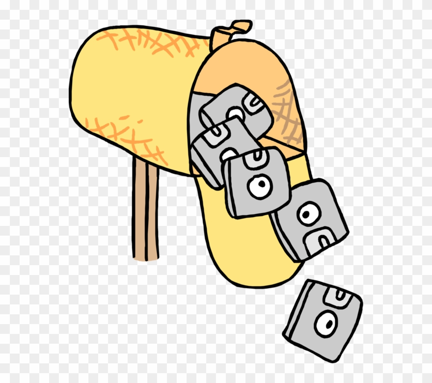 Letters Postcards And Parcels Vector Image Illustration - Postcard Clipart