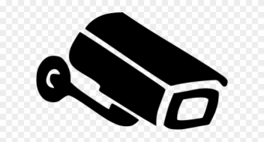 Security Camera Icon Black Clipart