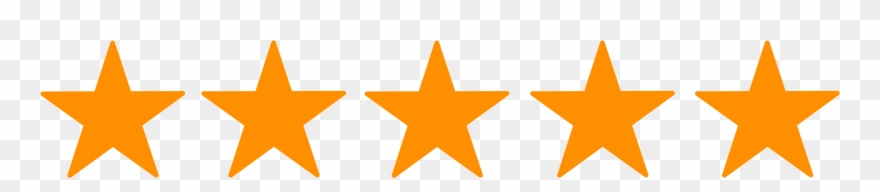 5 5 Stars Transparent Clipart