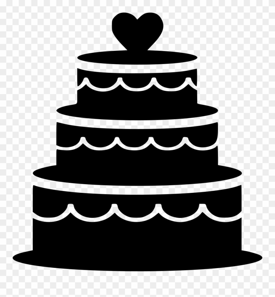 Pastry Clipart Biscuit - Wedding Cake Icon Png Transparent Png