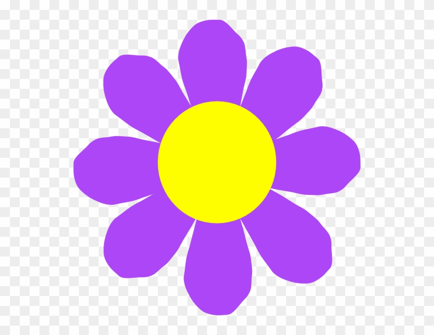 This Free Clip Arts Design Of Purple Flower - Png Download