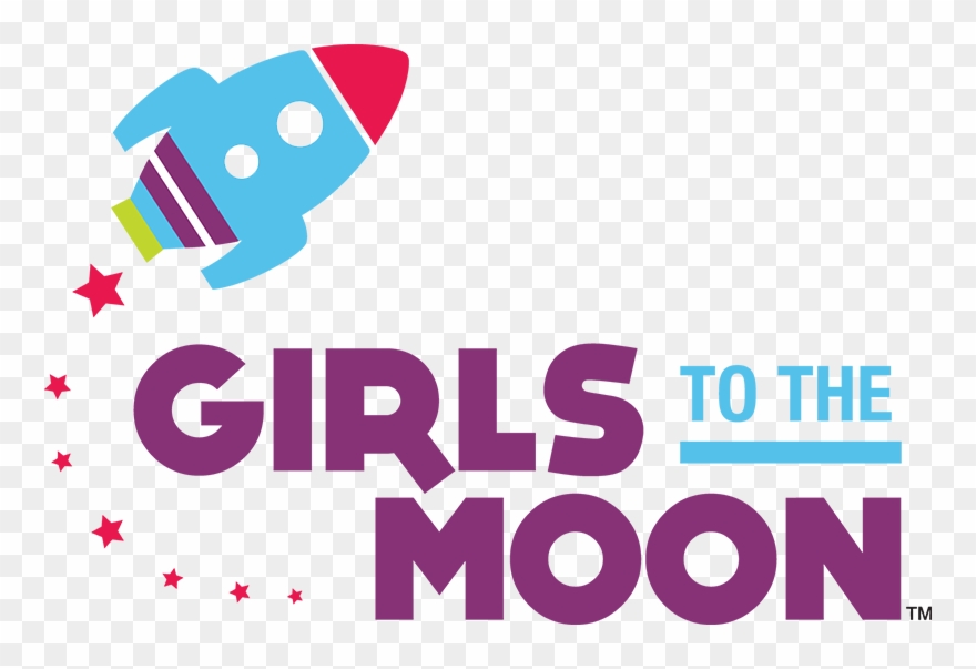 Girls To The Moon Campference For Girls Coming Up - Puberty Clipart