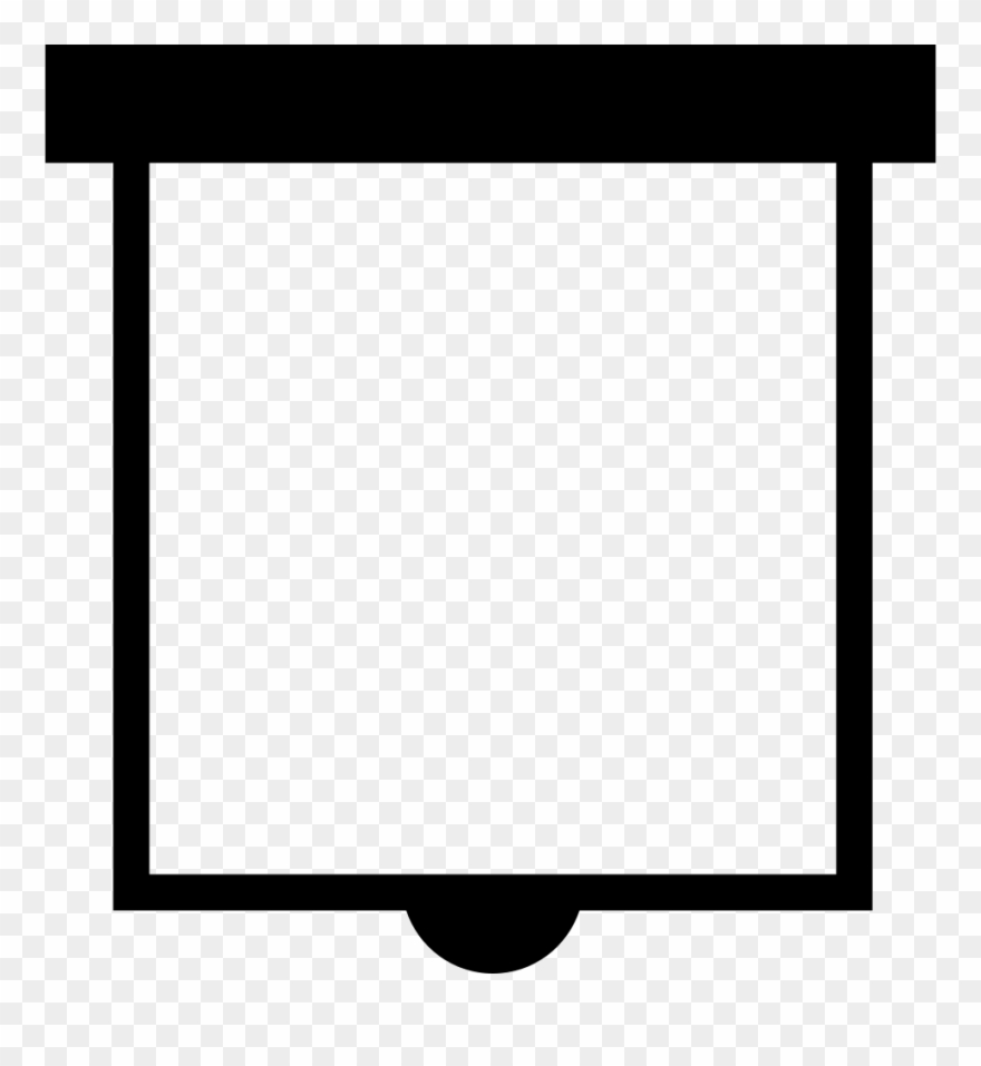 Vector Screen Projector - Projector Screen Icon Png Clipart
