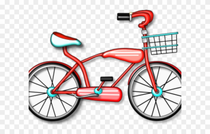 Cycling Clipart Beach Bike - Bike Clip Art - Png Download