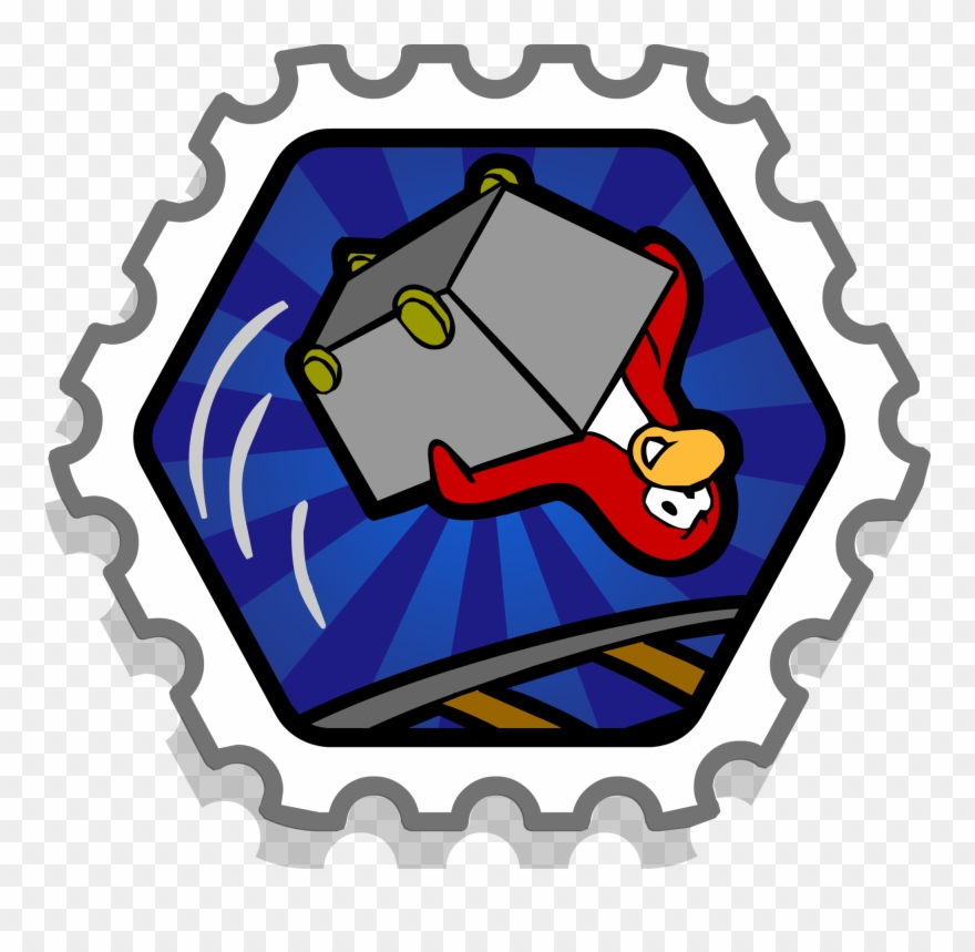 Club Penguin Epic Cannon Stamp Clipart