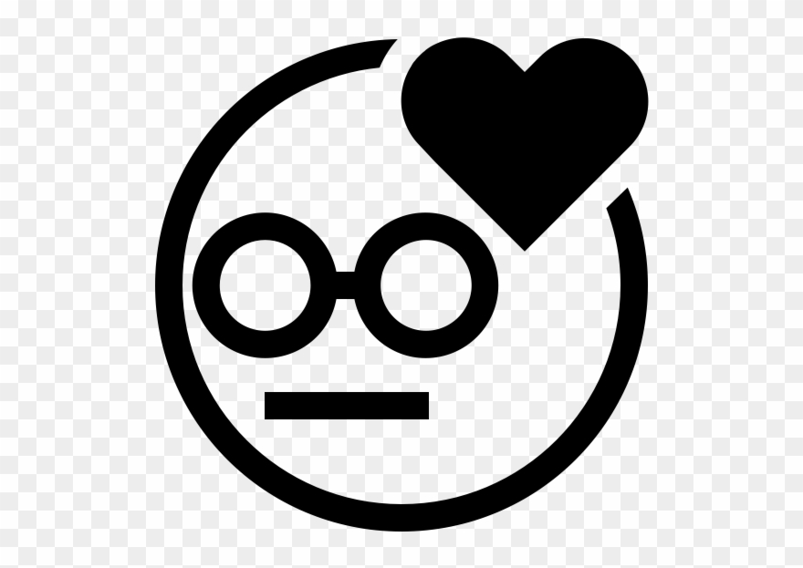 Nerd Stamp - Cutline Craft Speech Bubble Look Lol Glasses Style Clipart
