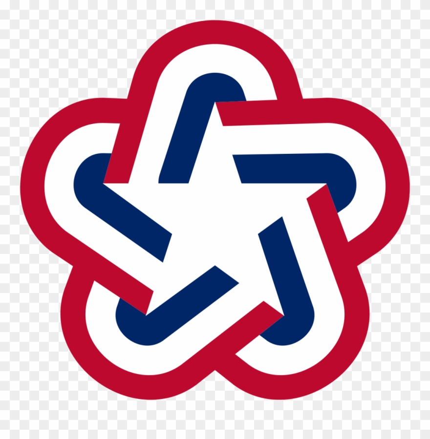 United States Bicentennial Star 1976 - Chermayeff And Geismar Logos Clipart