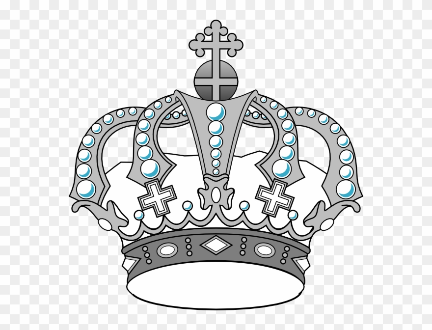 Crown Royalty-free Drawing Public Domain Clip Art - Blue Royal Crown Transparent - Png Download