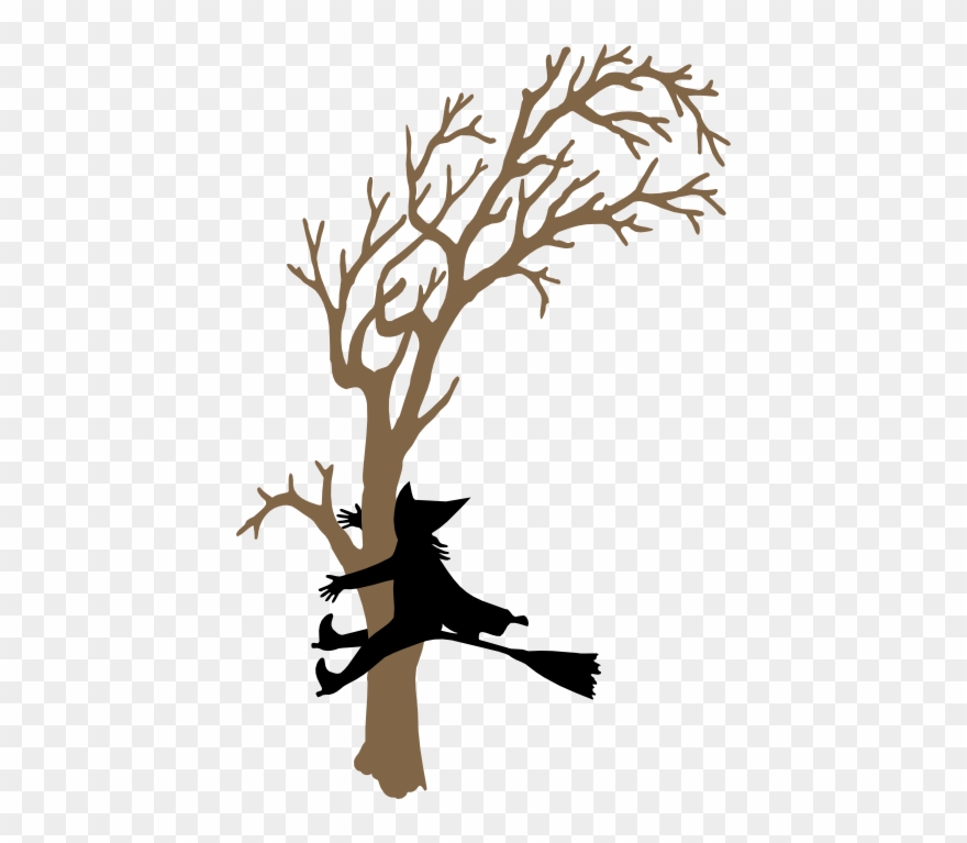 This Svg File Can Be Used In Either Version Of Scal - Spooky Tree Clip Art - Png Download