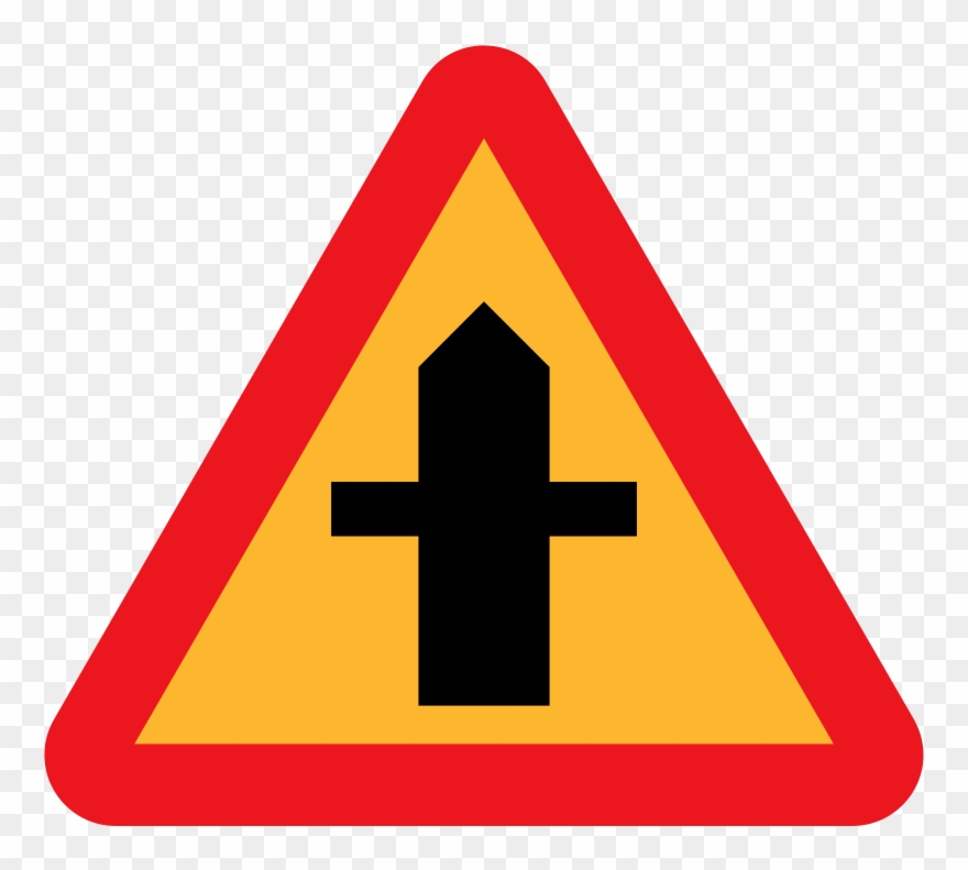 Free Vector Road Layout Sign Clip Art - Panneau Fleche Rouge Et Noir - Png Download