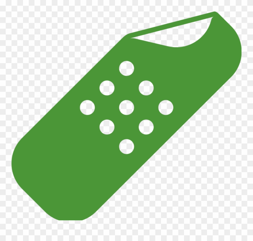 Green Band Aid Icon - Band Aid Icon Clipart