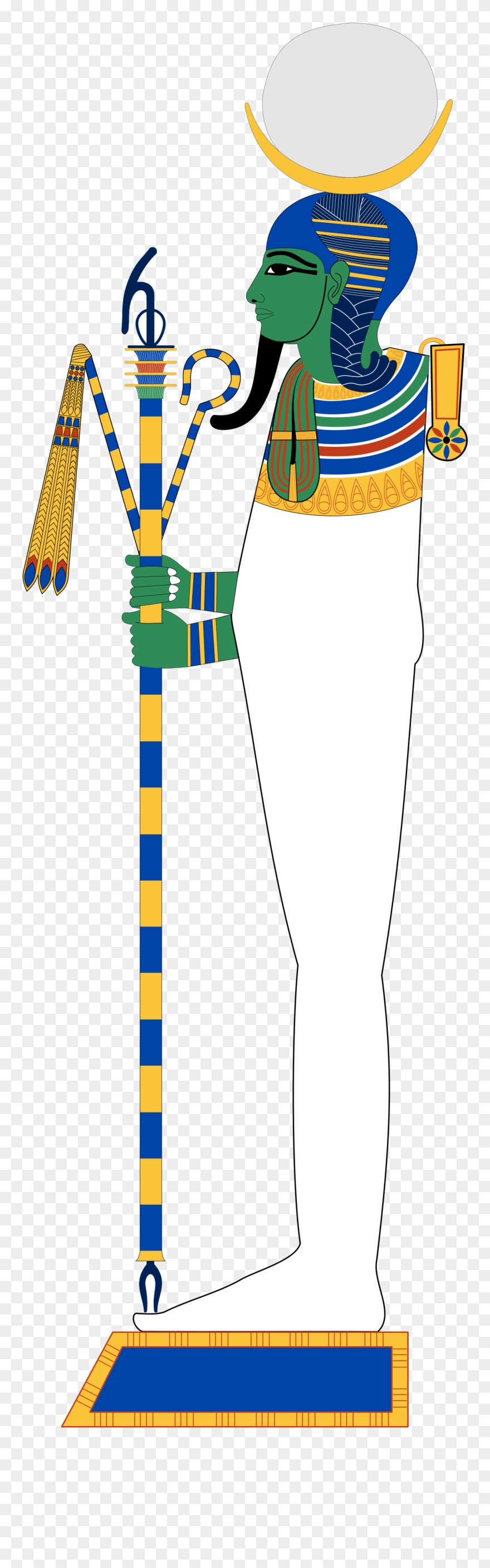 Wikipedia The Ancient Egyptian God Of The Moon - Khonsu Egyptian God Clipart