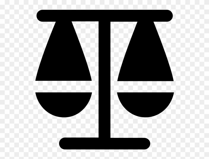 Balance Scale Rubber Stamp - Weighing Scale Clipart