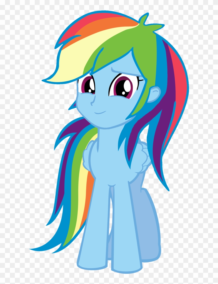 Artwork Clipart My Little Pony Rainbow - Rainbow Dash Mlp - Png Download