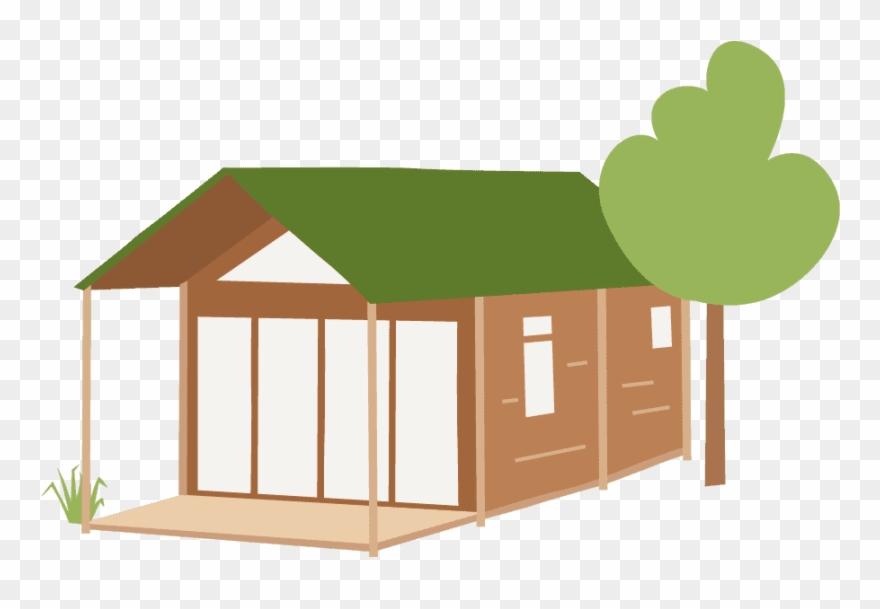 La Cabane En Bois 2 Personnes - Wood Clipart