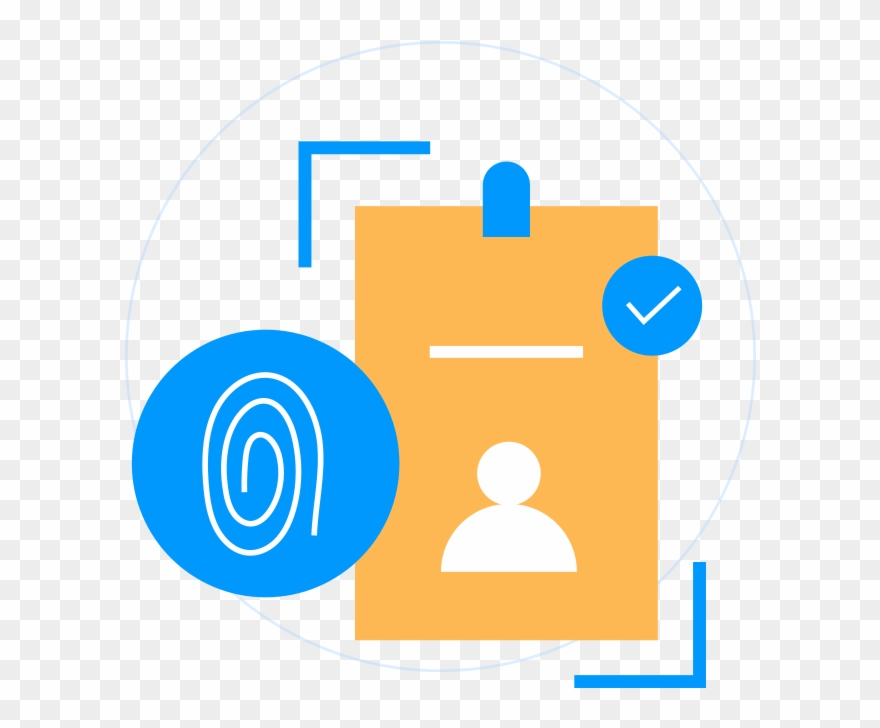 Integrates With Biometric Devices - Circle Clipart