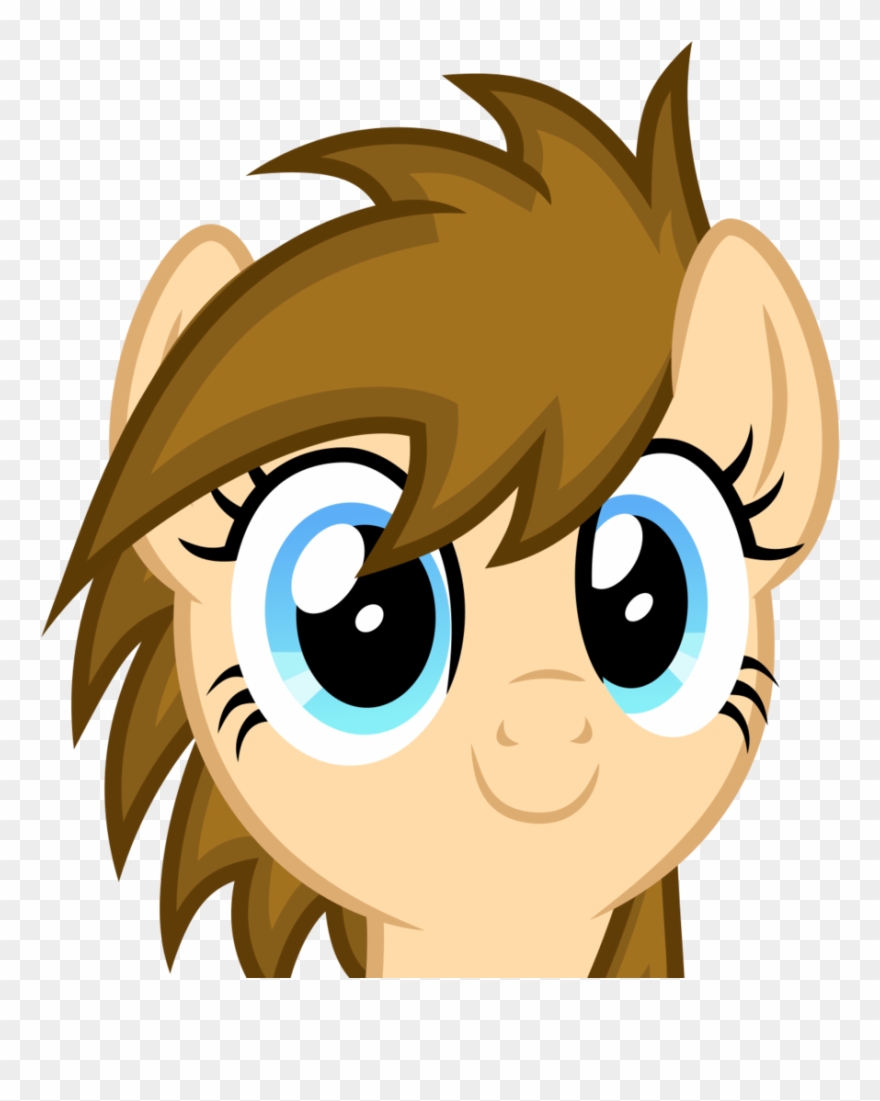 Peahead, Blue Eyes, Bust, Cutie Mark, Derpibooru Exclusive, - Cartoon Clipart