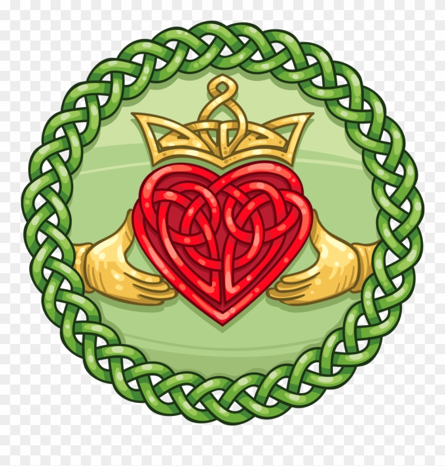 Claddagh - Cafepress Celtic Knotwork Framed Tile Clipart