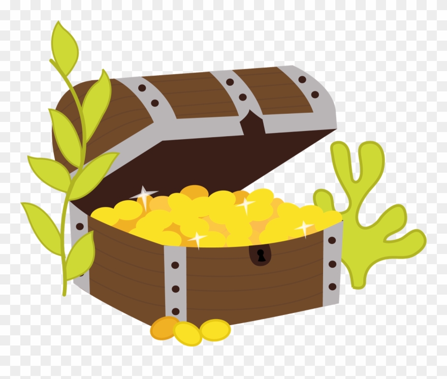 Coco Do Mar - Bau Fundo Do Mar Png Clipart