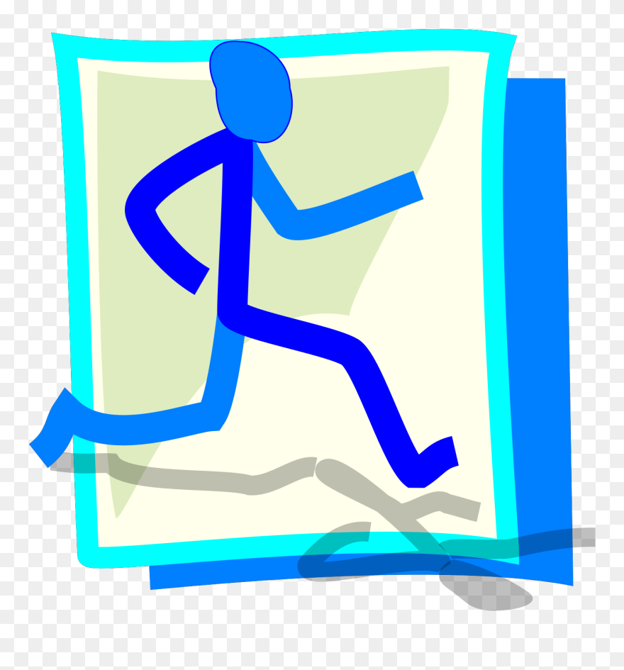 Jog Blue - Said No Runner Ever Keychain, Adult Unisex, Size: 2.25", Clipart