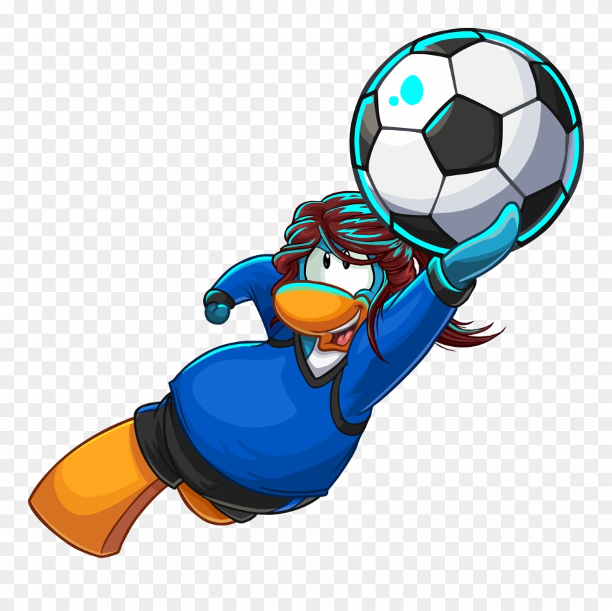 Poem Clipart Soccer - Soccer Penguin - Png Download