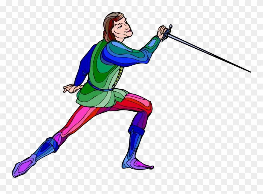 Free Photos > Public Domain Images > Shakespeare Fencing - Tybalt Romeo And Juliet Clip Art - Png Download