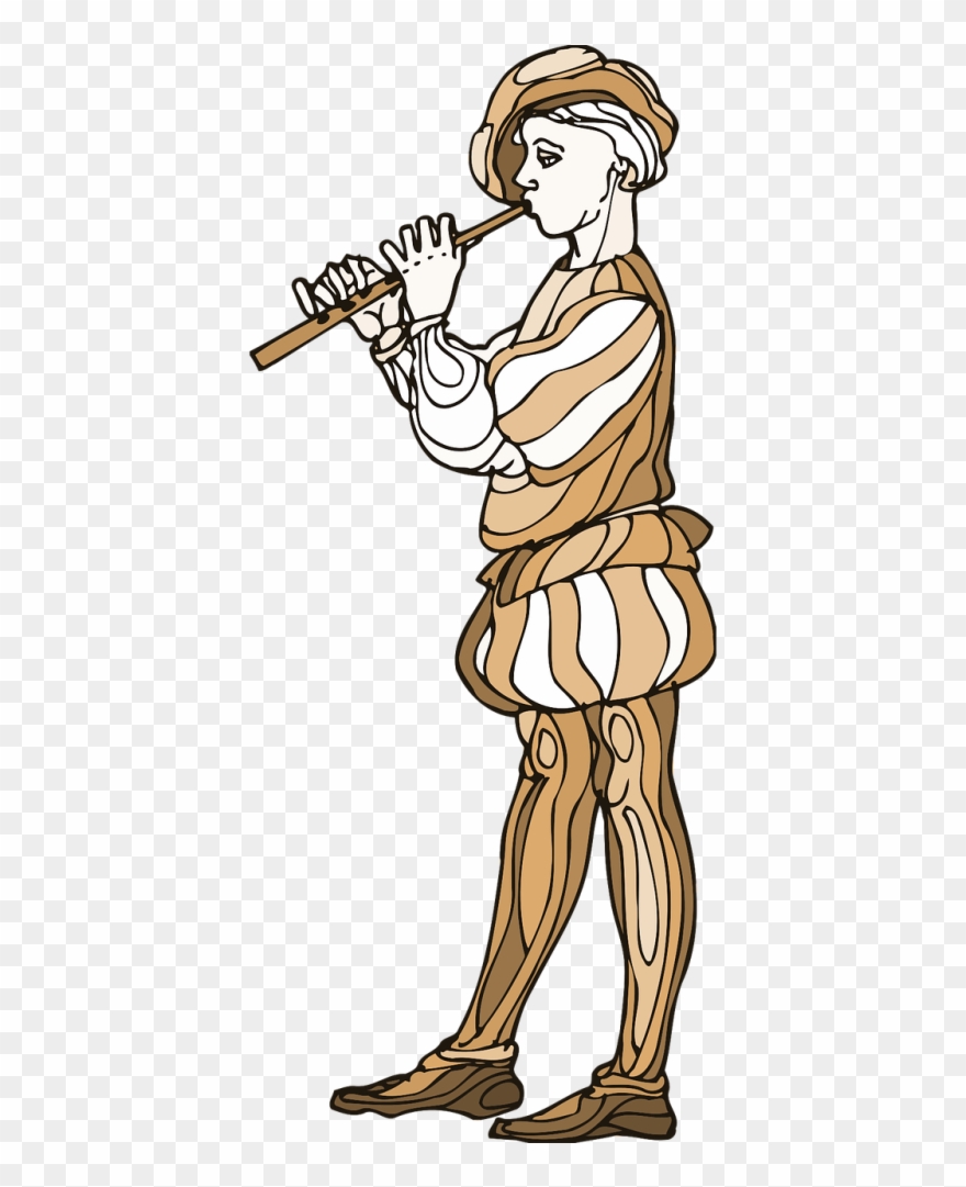 Minstrel Flute Clipart
