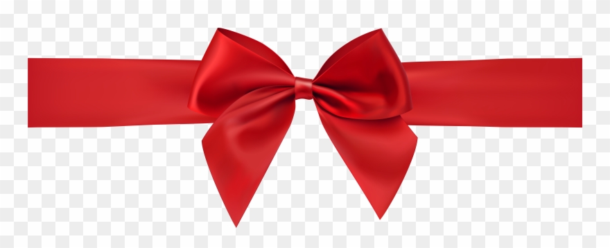 Red Bow Decoration Transparent Png Clip Art Image - Red Bow Png