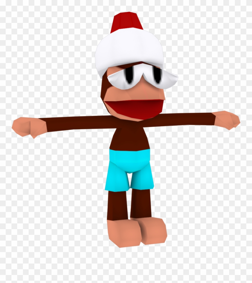 Light Blue Escape On - Ape Escape Light Blue Monkey Clipart