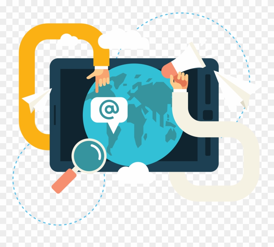 Marketing Clipart Media Technology - Medios Masivos De Comunicacion Png Transparent Png