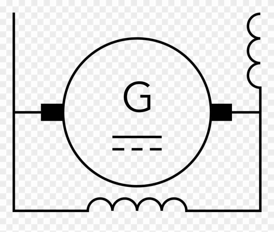 Big Image - Symbol For Dc Generator Clipart