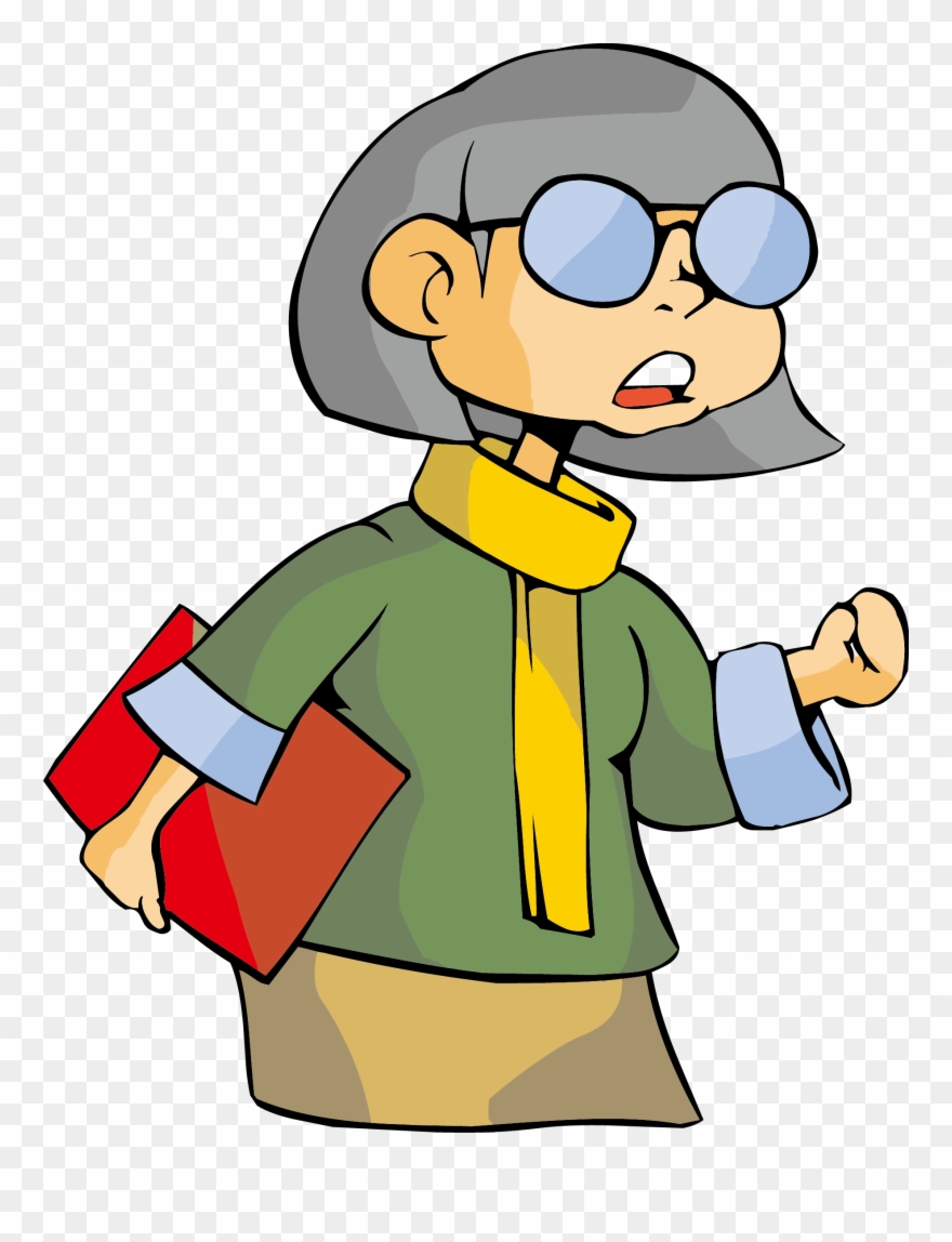 Male Clipart Old Male Teacher - Teacher - Png Download