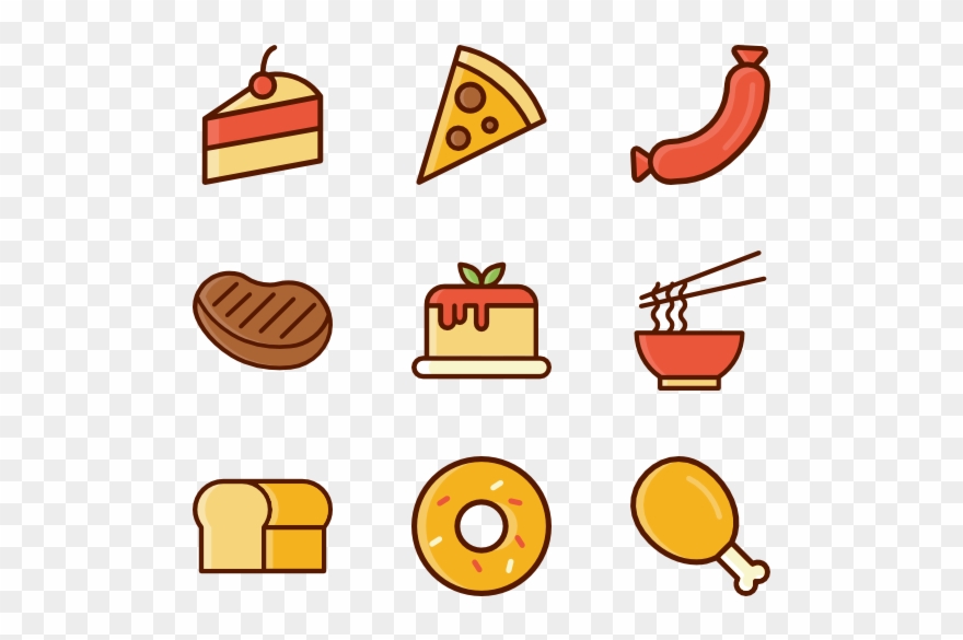 Food - Proteins Cartoon Icon Clipart