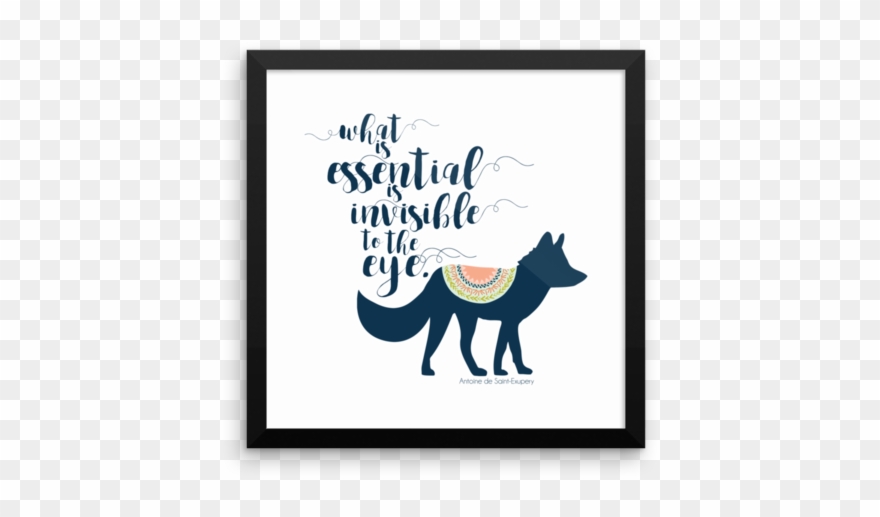 The Fox Original Artwork Featuring The Timeless Quote - Mug Little Prince Quotes Clipart
