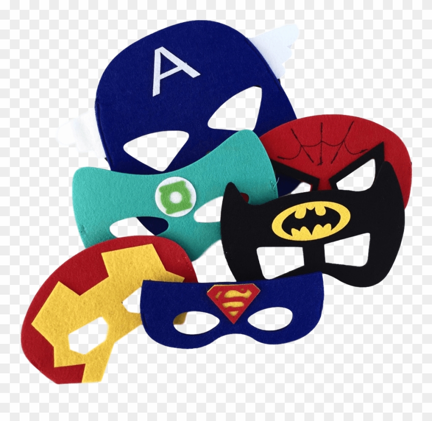 Love This Felt Superhero Masks From - Captain America Mask Clipart