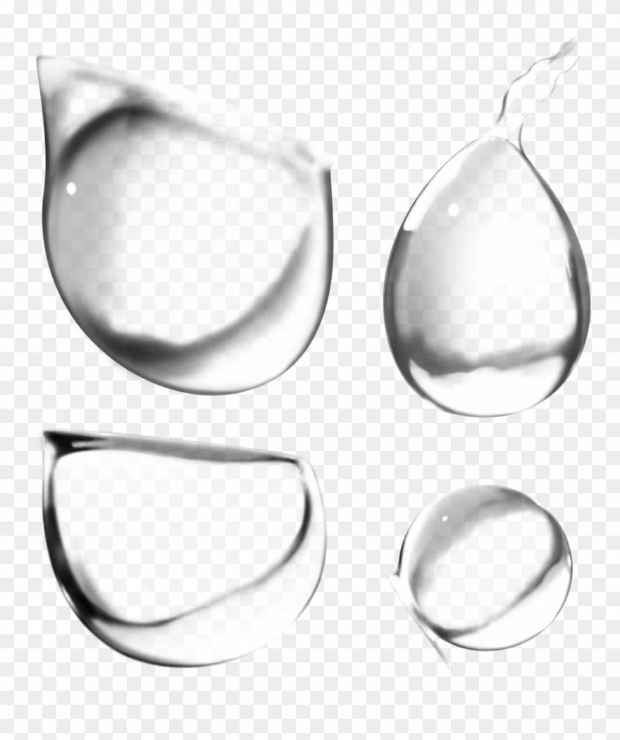 Fries Transparent Png Sticker - Gotas De Agua Png Clipart