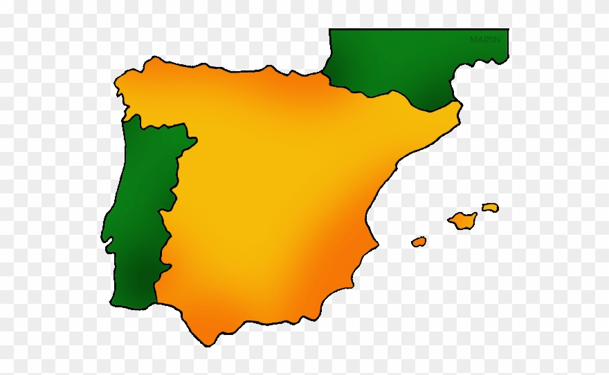 Spain Map - Spain Europe Map Icon Clipart